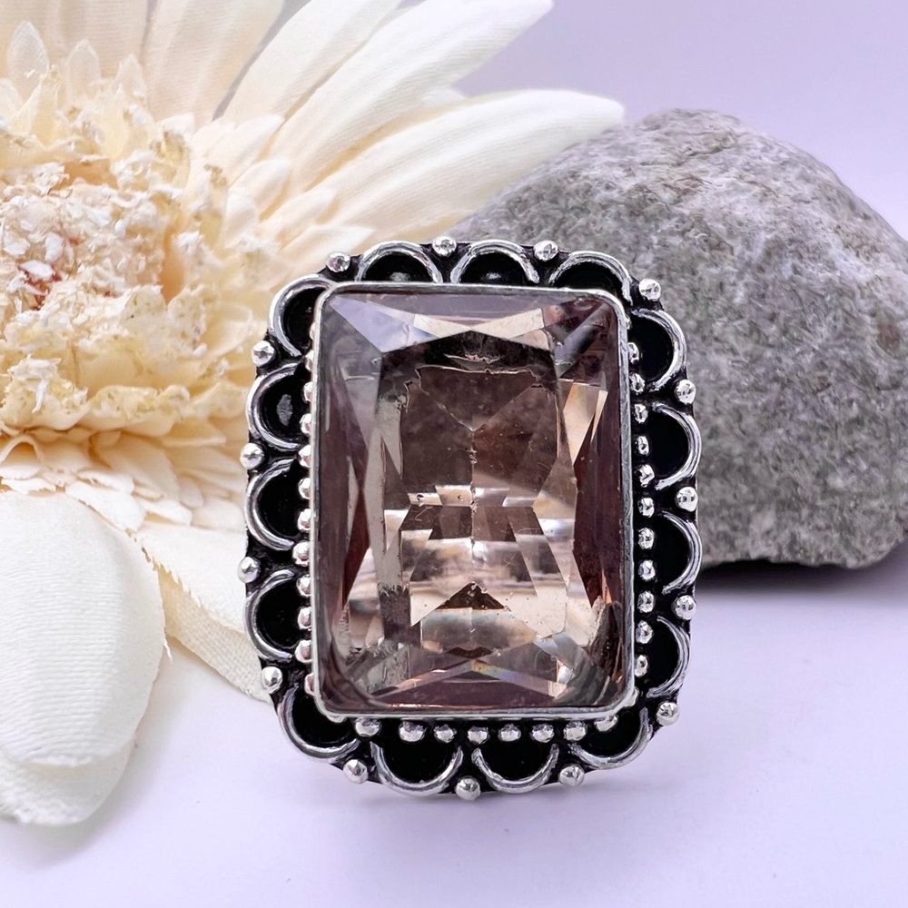 SALE- MORGANITE RING - Picture 9 of 14
